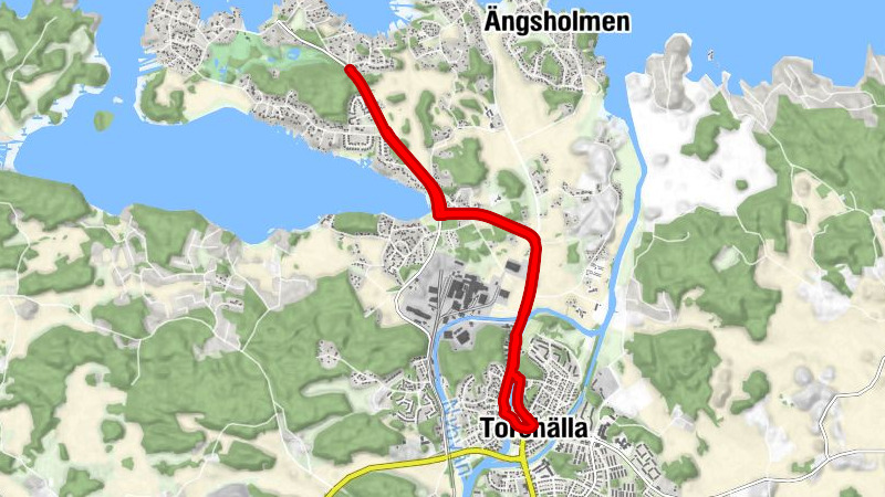Eskilstuna kommun - Väsbyholm - Gullängen - Torshälla centrum