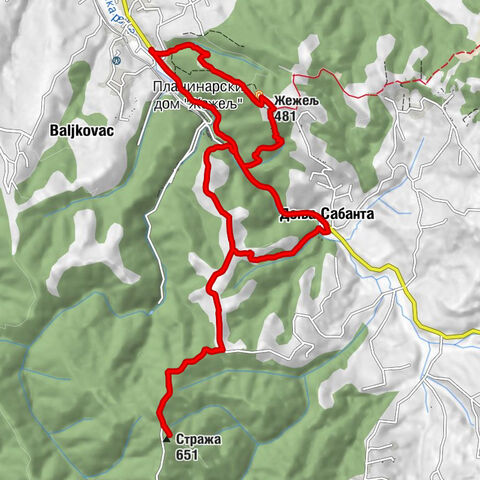 Бук - Планинарски дом "Жежељ" - Жежељ - Стража