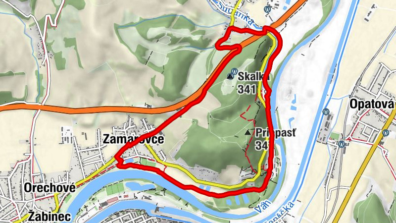 Zamarovce - Trenčín - Skala - svätého Imricha