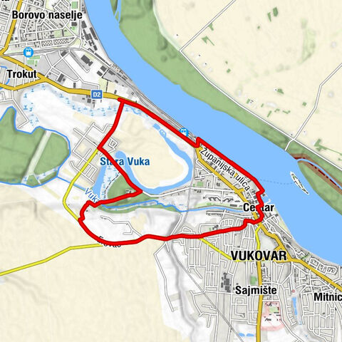 Mjesni odbor Lužac - Vukovarska kuća - Crkva Svete Petke - Kapela Gospe od Hrasta