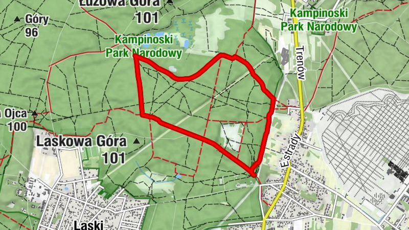 Laski - Opaleń
