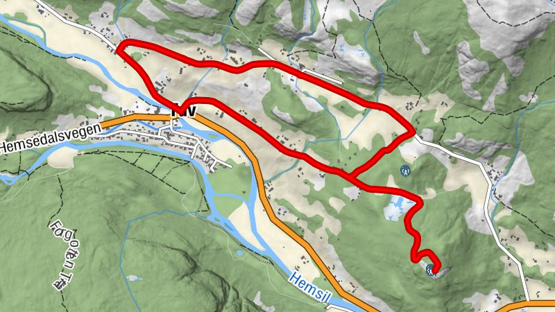Hulbak - Hollekolten - Hustad - Tuv