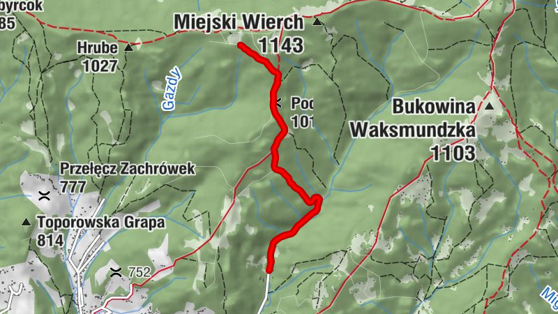 Kaskadowy - Pod Piwusówką - Piwusówka