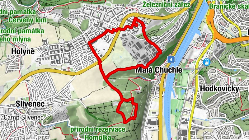 Praha - Barrandov - Malá Chuchle