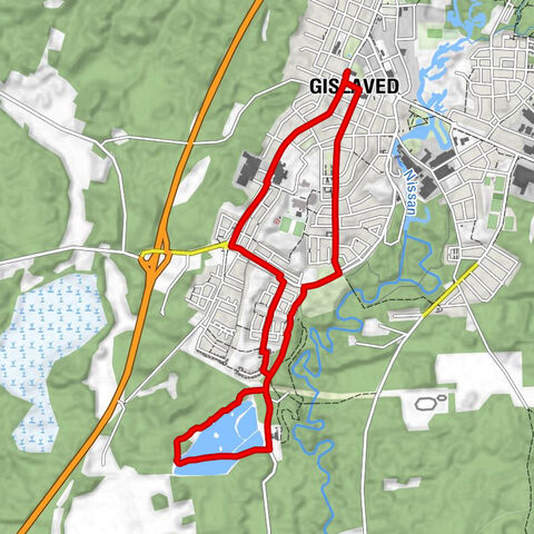 Gislaved - Södergård - Lundåkra