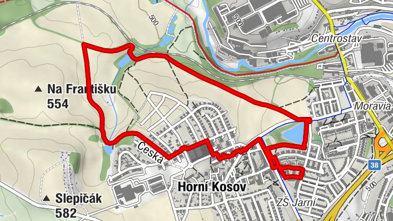 Horní Kosov - Jihlava