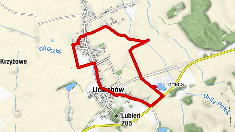 Forteca - Uciechów - Kościół fil. pw. św. Bartłomieja