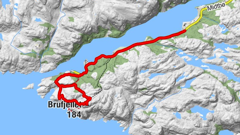 Flekkefjord - Stornes - Roligheden - Brufjellet
