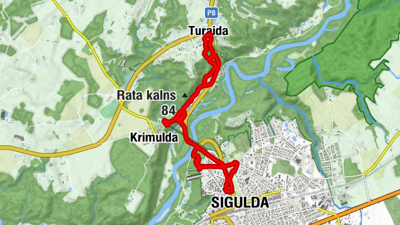 Sigulda - Mazā ala - Gūtmaņa ala - Viktora ala