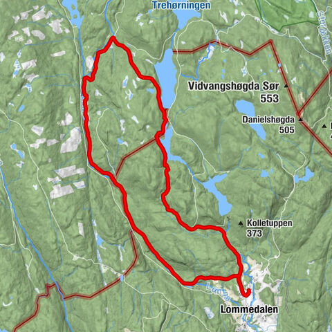 By - Sandvika - Lommedalen - Trangfoss