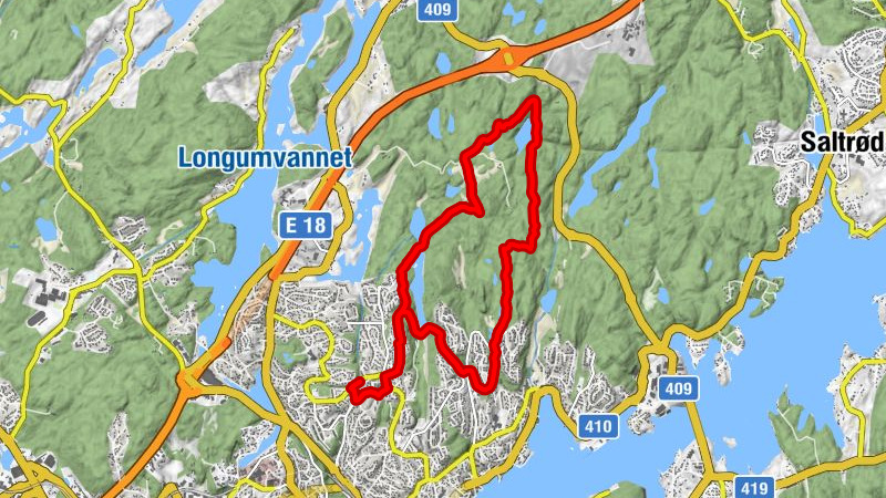 Engekjær - Arendal - Nyli - Bjorendal