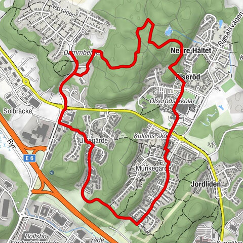 Ullstorp - Ulvegärde - Kungälv - Munkegärdskyrkan