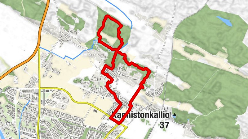 Pori - Alikylä - Ruosniemi - Palokallio