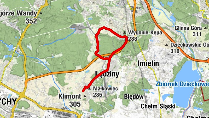 Mysłowice - Restauracja Słowiańska - Lędziny - Kościół rzymskokatolicki św. Anny