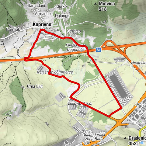Koprivno - Strizirep