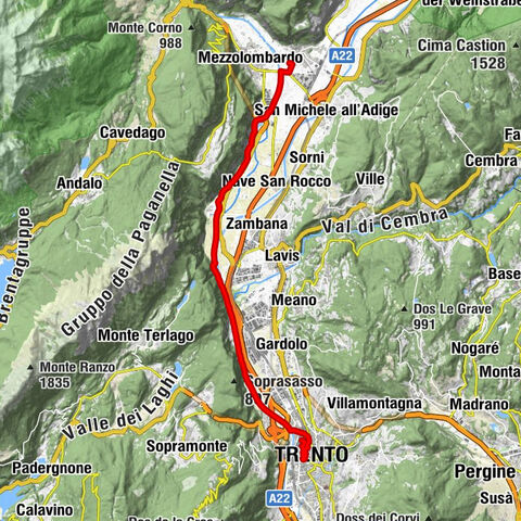 Von Mezzocorona nach Trient #LL2ROM_E049