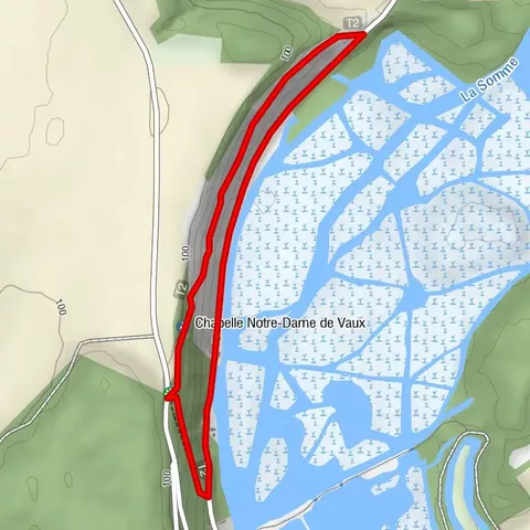 The larris of the Montagne de Vaux