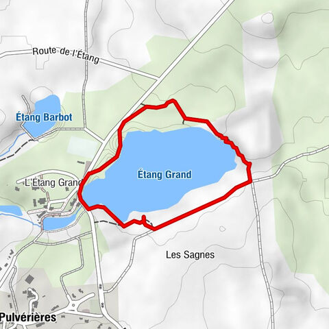 L'étang grand de Pulvérières