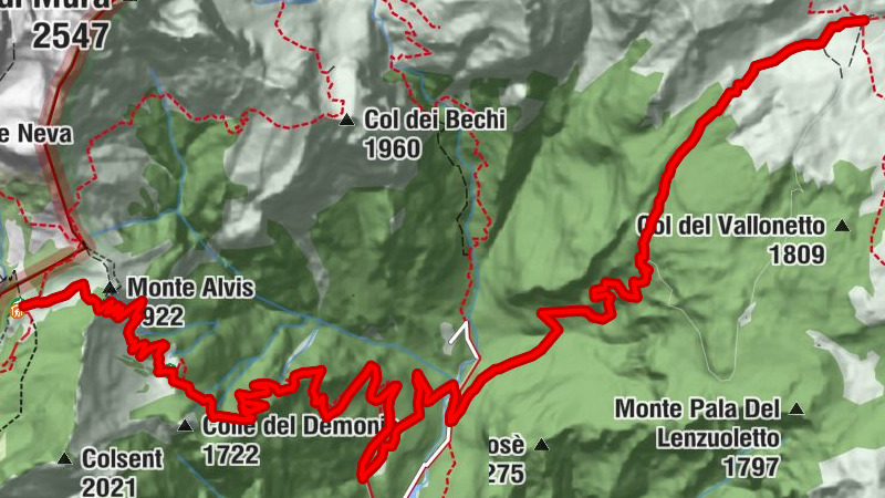 AVDB - Stage 5: Malga Erera - Val Canzoi – Rif. Boz
