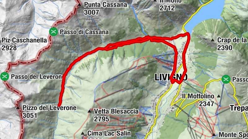 Livigno-Val Federia "Easy Loop Route"