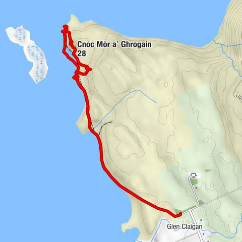 Die Korallenbucht von Claigan, Schottland/Vereinigtes Königreich