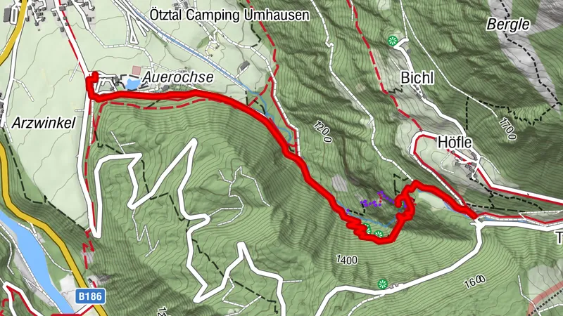 Hike Stuibenfall - Umhausen