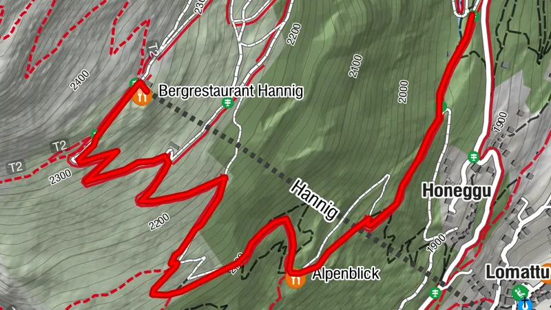 Theme route Eddie and the Mountain Weather