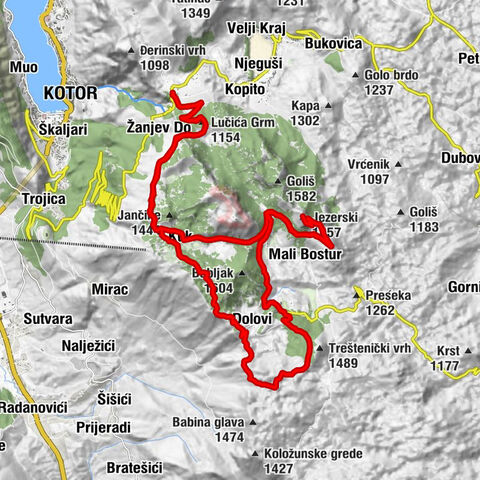 Montenegro: Lovcen - Jezerski