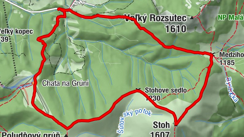 Poludňový Grúň -  Stoh