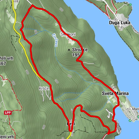 Rundwanderung um Sveta Marina