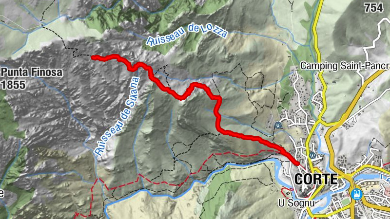 The Arch of Scandulaghju near Corte