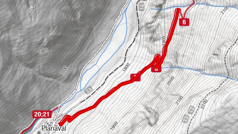 Alta valle di Planaval, sopra La Salle