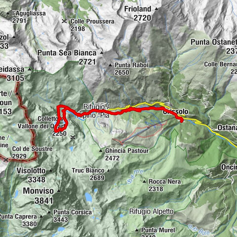 Zur Quelle des Po - 2 Berg Seen und zurück