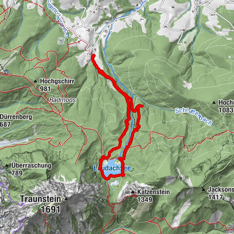 Wandern zum Laudachsee
