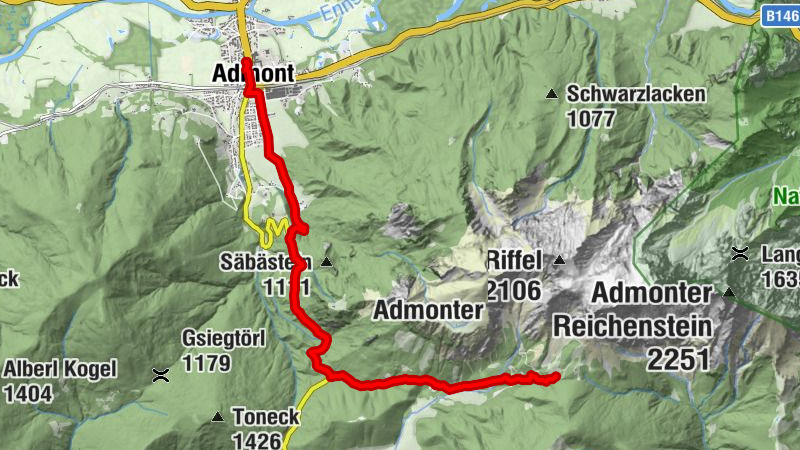 Admont - Oberst Klinke Hütte