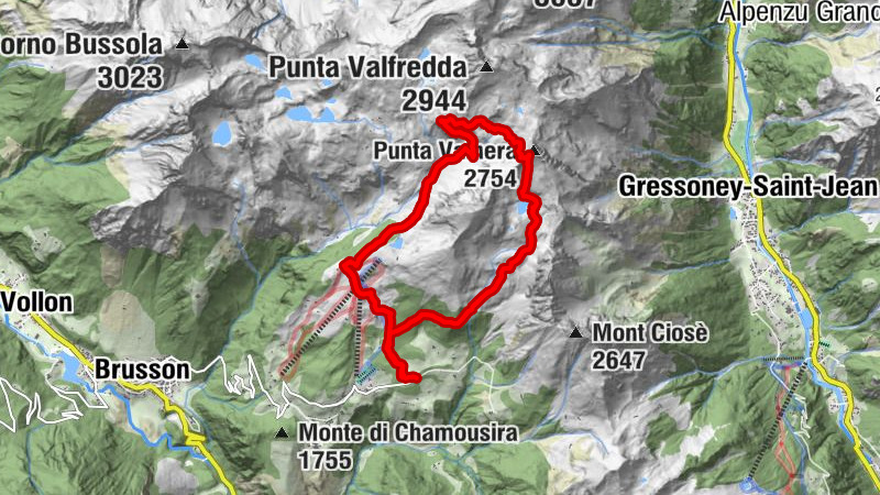 Punta Valnera da Estoul