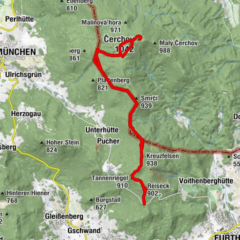 Cerchov von Gibacht aus