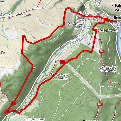Mühlenweg Beiseförth Be4 - Durch den Beisengrund