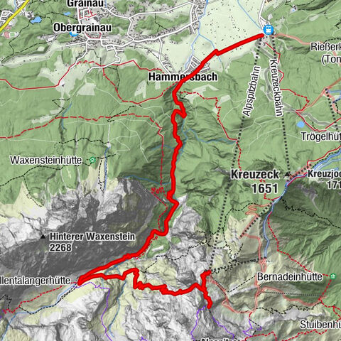 Osterfelderkopf (AlpspiX) über Höllentalklamm