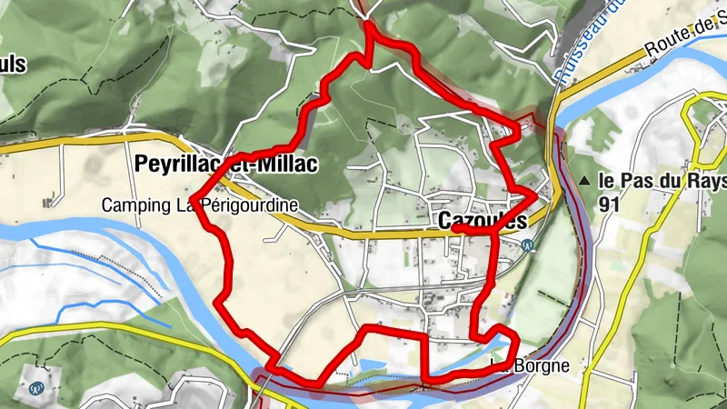Boucle de Cazoules