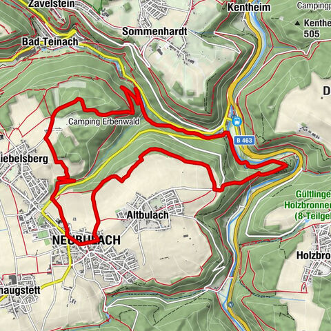 Over the Beilfelsen to the Waldeck ruin