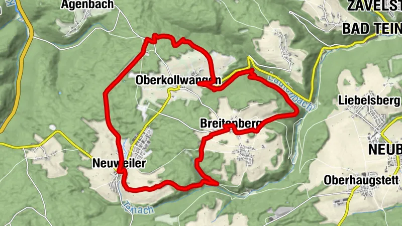 The plateau between Enz and Teinach