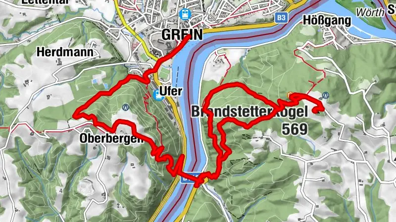 Grein Gobelwarte-Brandstetterkogel