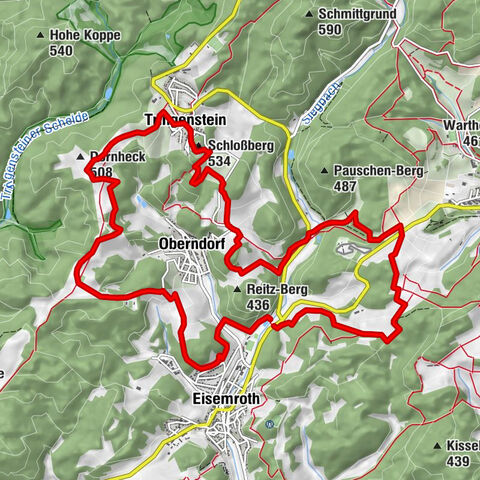 Jausenstation Naturbad Siegbach - Betsaal - Schloßberg - Oberndorf