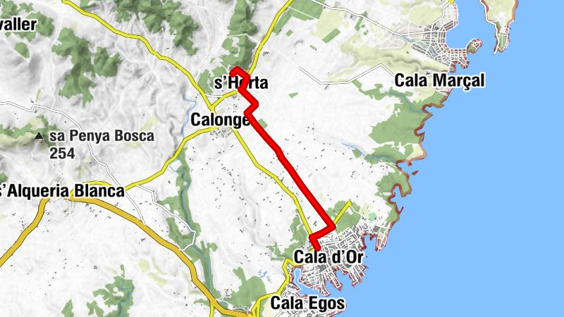 Puig de sa Talaia von Cala d'Or