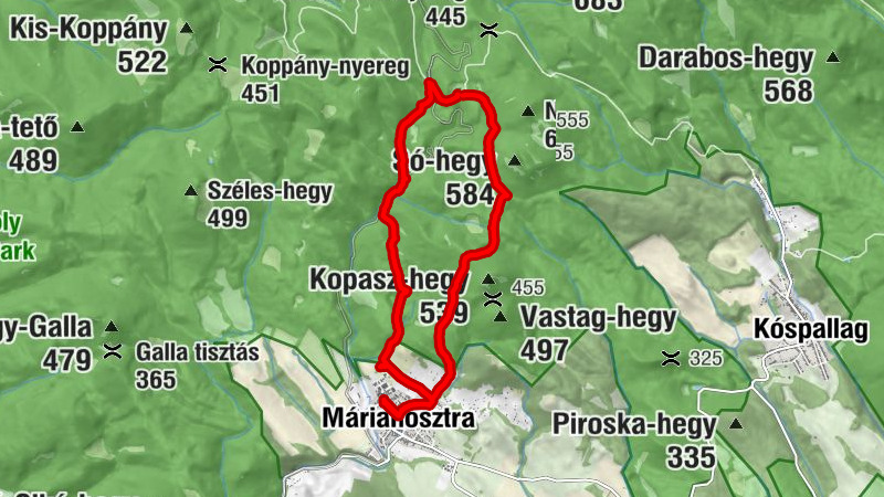 Szent Orbán-Böri oda-vissza.