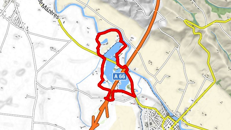 Tour des étangs Mazères