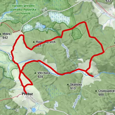 Durch die zauberhafte Landschaft des Naturparks Přebuz