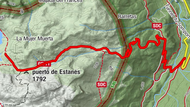 Sentier du Lac d'Estaëns