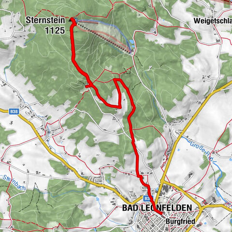 09 Salzsteigweg, 01. Etappe: Bad Leonfelden - Sternstein